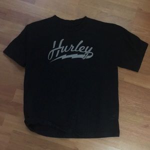 black hurley tee shirt